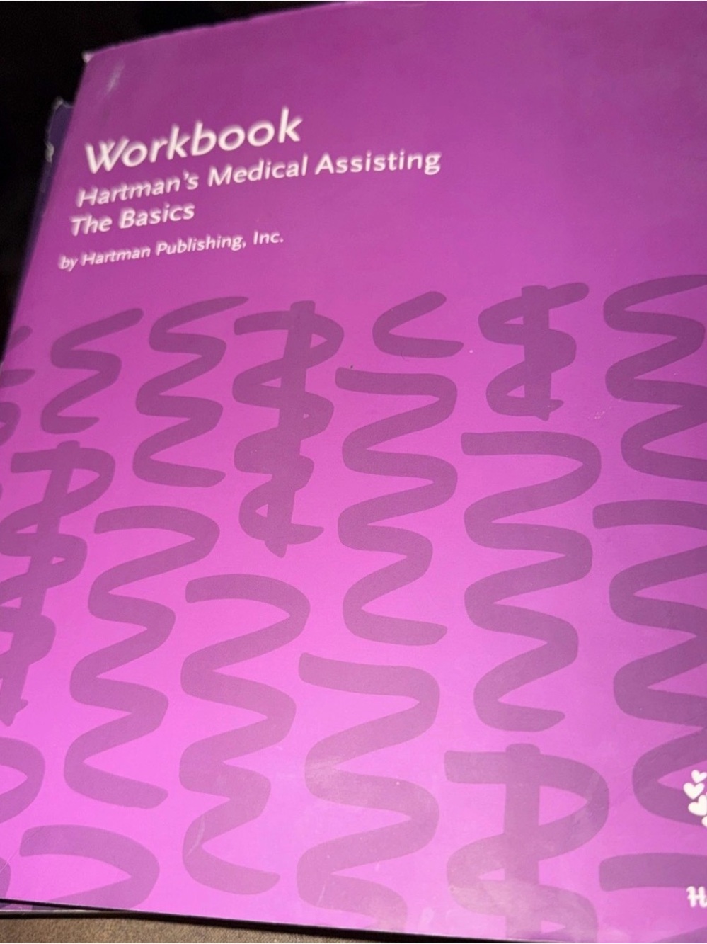 Hartman Publishing Pink Workbook - Hartman's Medical Assisting: The Basics